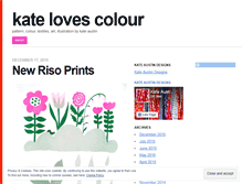 Tablet Screenshot of katelovescolour.com